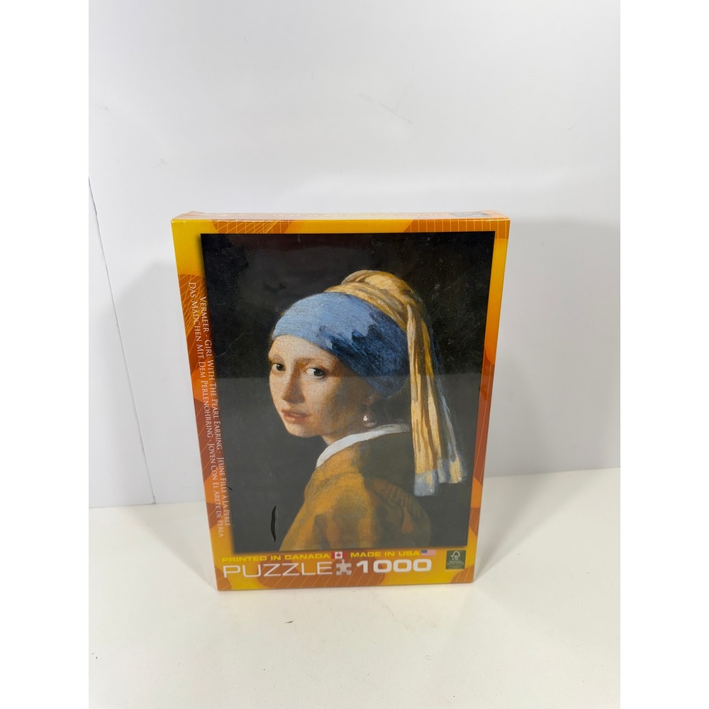 EuroGraphics Vermeer Girl with a Pearl Earring 1000 Piece Jigsaw Puzzle New